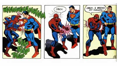 سوپرمن بر علیه اسپایدرمن