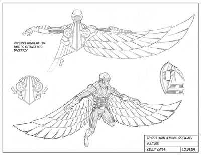 spider man 4 vulture design