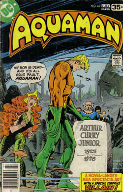  شماره های 451 تا 455 از Adventure Comics و شماره های 57 تا 63 از سری اول کمیک های Aquaman