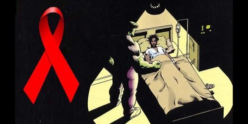 آگاهی افزایی درباره بیماری ایدز در کمیک هالک