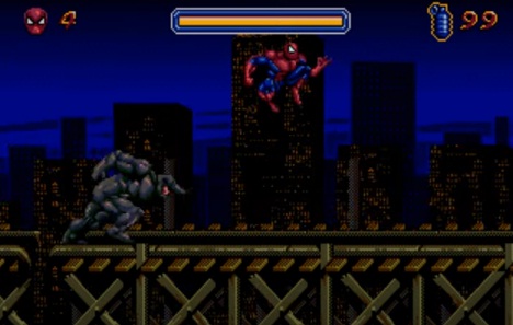Spider-Man: The Animated Series - Video Game (1995) راینو