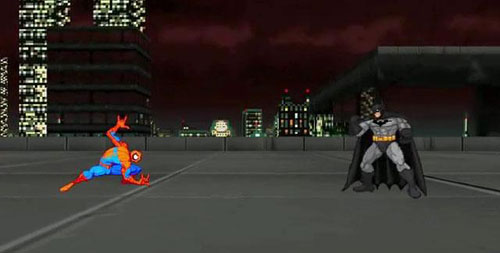 bat vs spider نبرد مرگبار پیتر پارکر با بروس وین