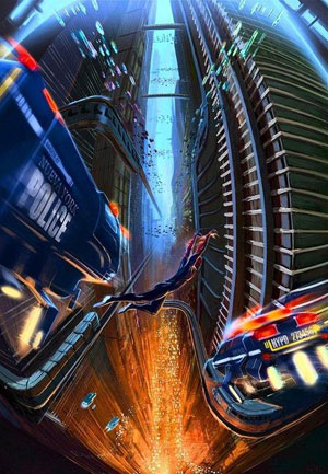 futuristic-spidey طراحي عكس تصوير زيبا از مرد عنكبوتي اسپايدرمن پيتر پاركر
