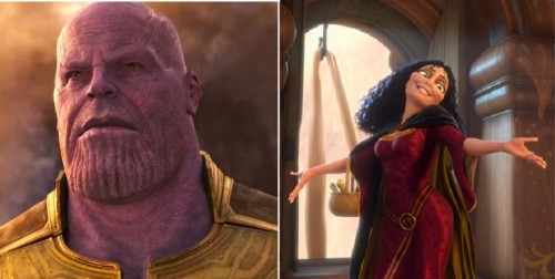 ثانوس و مادر گاتل (Thanos & Mother Gothel)