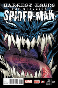 superior-spiderman24 روي جلد شماره 24 از كميك مرد عنكبوتي برتر