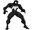 symbiote-spiderman شکلک اسپایدرمن سیاه 