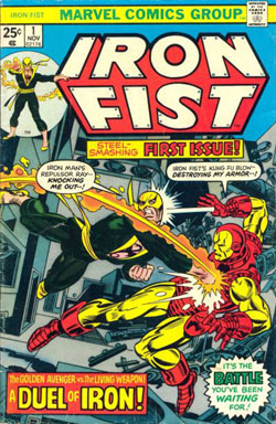  شماره های 1 تا 7 سری اول کمیک های Iron Fist