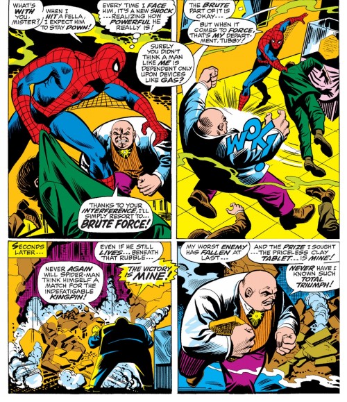 مبارزه مرد عنکبوتی و کینگ پین