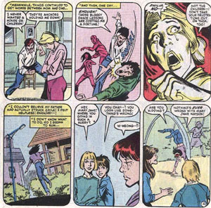لحظات ماندگار در كمیك‌استریپ‌های مرد عنکبوتی: مری جین از هویت مخفی اسپایدرمن باخبر ا 
