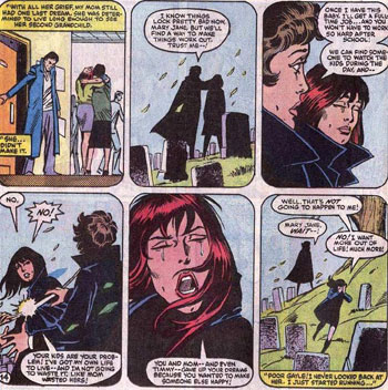 لحظات ماندگار در كمیك‌استریپ‌های مرد عنکبوتی: مری جین از هویت مخفی اسپایدرمن باخبر ا 