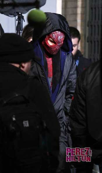 tattered spidey suit