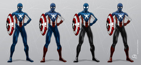  لباس اسپایدر – کپ (Spider-Cap)