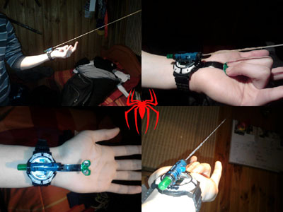 دستگاه های تارانداز (web-shooters) مرد عنكبوتی 