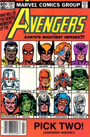 شماره های 221 و 222 از کمیک Avengers