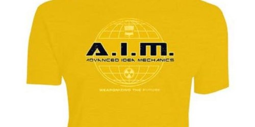  تی شرت های "آیرون من 3" و سازمان A.I.M!