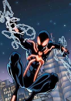 spiderman big time suit لباس بیگ تایم مرد عنکبوتی