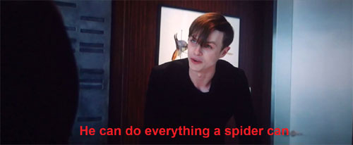 he can do whatever a spider can