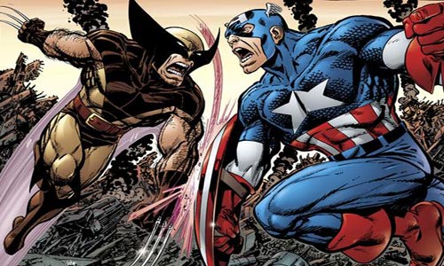 5 مبارزه برتر ولورين و كاپیتان آمریكا (Wolverine Vs Captain America)
