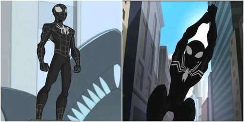 ظاهر لباس سیاه در کارتون Spectacular Spider-Man به تکامل رسید!