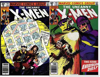 شماره های 141 و 142 كمیك  The Uncanny X-Men  