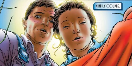 سوپرمن توسط جاناتان و مارتا کنت بزرگ شده بود