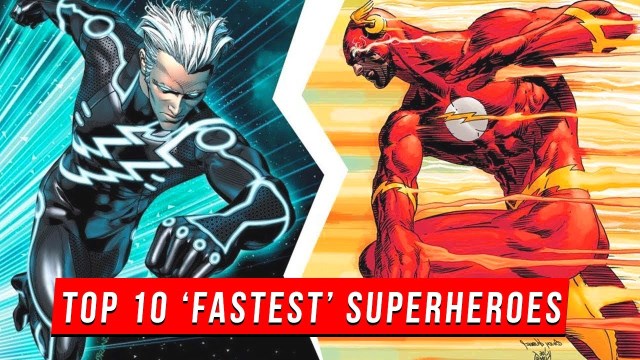 رتبه بندی سریع ترین تندترین تندرو speester اسپیدستر شخصیت سوپرهیرو ابرقهرمانان دنیای کمیک 10 برتر