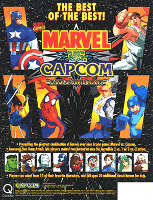 بازی  MARVEL VS CAPCOM : CLASH OF THE SUPERHEROES