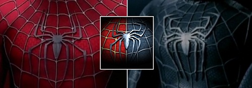  تفاوت لوگوی عنکبوت لباس کلاسیک و لباس سیمبیوتی